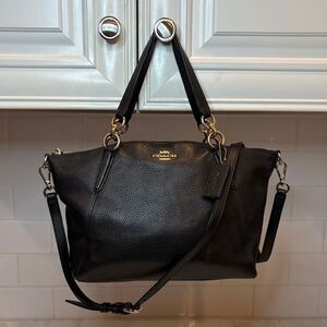 Coach Kelsey Small Pebbled Leather Satchel Shoulder Bag